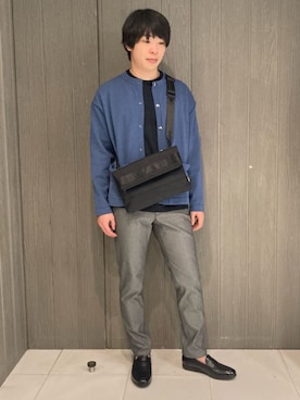 「COMME CA MEN（コムサメン）のアイテム」を使った、COMME CA MEN OFFICIALさん（メンズ・173cm）の春コーディネート