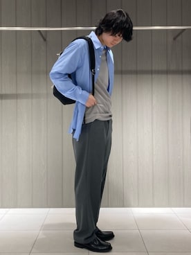 「COMME CA MEN（コムサメン）のアイテム」を使った、COMME CA MEN OFFICIALさん（メンズ・173cm）の春コーディネート