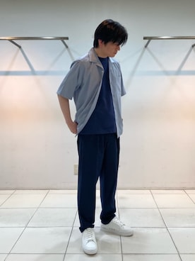 「COMME CA MEN（コムサメン）のアイテム」を使った、COMME CA MEN OFFICIALさん（メンズ・172cm）の春コーディネート