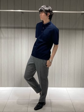 「COMME CA MEN（コムサメン）のアイテム」を使った、COMME CA MEN OFFICIALさん（メンズ・173cm）の春コーディネート