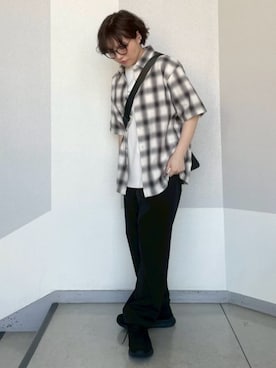 「COMME CA MEN（コムサメン）のアイテム」を使った、COMME CA MEN OFFICIALさん（レディース・154cm）の春コーディネート