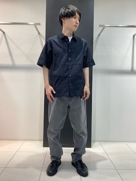 「COMME CA MEN（コムサメン）のアイテム」を使った、COMME CA MEN OFFICIALさん（メンズ・172cm）の夏コーディネート