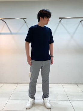「COMME CA MEN（コムサメン）のアイテム」を使った、COMME CA MEN OFFICIALさん（メンズ・172cm）の春コーディネート