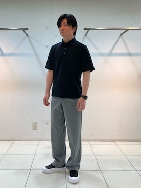 「COMME CA MEN（コムサメン）のアイテム」を使った、COMME CA MEN OFFICIALさん（メンズ・172cm）の春コーディネート