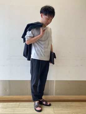 「COMME CA MEN（コムサメン）のアイテム」を使った、COMME CA MEN OFFICIALさん（メンズ・169cm）の春コーディネート