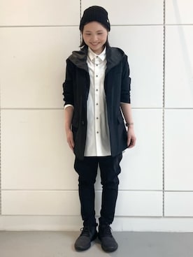 COMME CA MEN OFFICIALさん(レディース・154cm)の春コーディネート