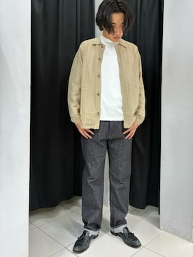 「COMME CA MEN（コムサメン）のアイテム」を使った、COMME CA MEN OFFICIALさん（メンズ・181cm）の春コーディネート