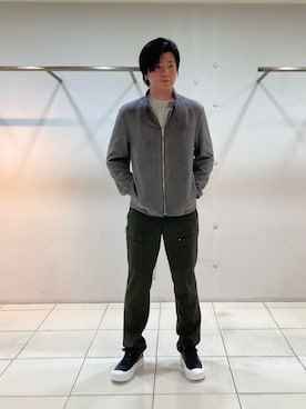 「COMME CA MEN（コムサメン）のアイテム」を使った、COMME CA MEN OFFICIALさん（メンズ・172cm）の春コーディネート