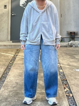 「アイテム（ウォレットチェーン）」を使った、ユウヒさん（メンズ・160cm）の秋コーディネート