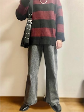 「ADRER」｜ユウヒさん（レディース・160cm）の秋コーディネート