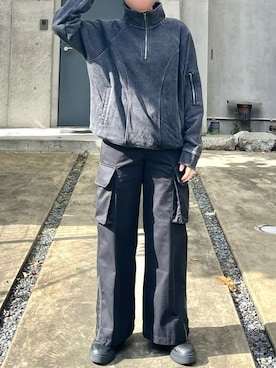 「ADRER」｜ユウヒさん（メンズ・160cm）の秋コーディネート