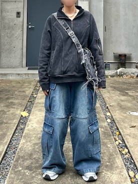 「アイテム（財布/小物）」を使った、ユウヒさん（メンズ・160cm）の秋コーディネート