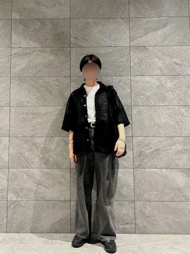 「アイテム（シャツ/ブラウス）」を使った、ユウヒさん（メンズ・160cm）の夏コーディネート