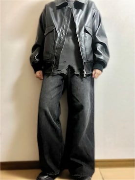 「アイテム（ジャケット/アウター）」を使った、ユウヒさん（メンズ・160cm）の秋コーディネート