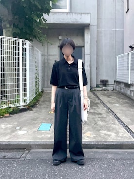 「アイテム（スラックス）」を使った、ユウヒさん（メンズ・160cm）の夏コーディネート