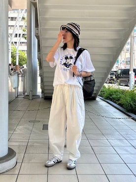 「新作」｜「アイテム（帽子）」を使った、sawako0210さん（レディース・161cm）の春コーディネート