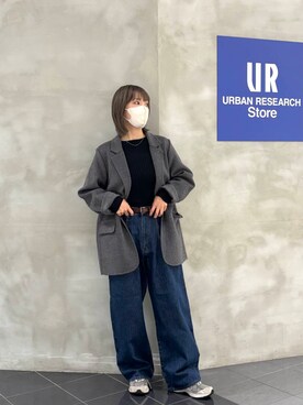 「イチ推しデニムコーデ」｜sawako0210さん（レディース・161cm）の秋コーディネート