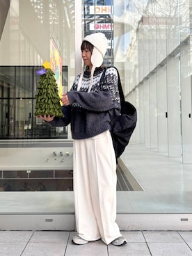 「アイテム（インテリア雑貨）」を使った、sawako0210さん（レディース・161cm）の冬コーディネート