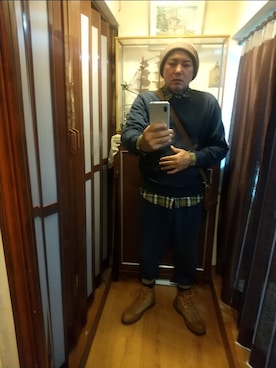 「アイテム（シャツ/ブラウス）」を使った、ヒーコー.ブコーさん（メンズ・166cm・40代）の秋コーディネート