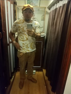 「アイテム（財布）」を使った、heekooさん（メンズ・166cm）の秋コーディネート