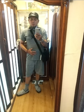 「アイテム（ソックス/靴下）」を使った、ヒーコー.ブコーさん（メンズ・166cm・40代）の秋コーディネート