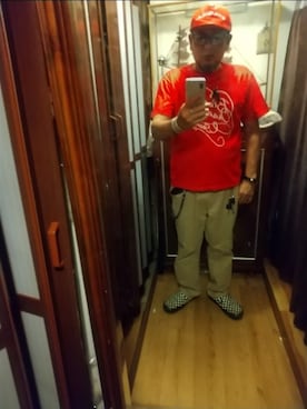 「アイテム（財布）」を使った、heekoo.bucouさん（メンズ・166cm）の秋コーディネート