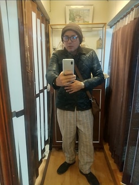 「アイテム（ブーツ）」を使った、ヒーコー.ブコーさん（メンズ・166cm・40代）の秋コーディネート