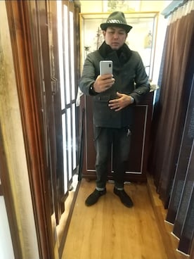 「アイテム（その他アウター）」を使った、ヒーコー.ブコーさん（メンズ・166cm・40代）の秋コーディネート