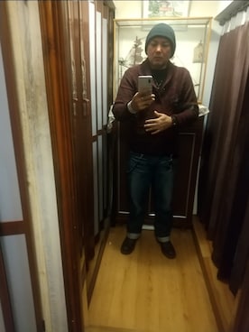 「アイテム（ブーツ）」を使った、ヒーコー.ブコーさん（メンズ・166cm・40代）の秋コーディネート