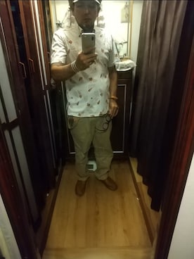 「アイテム（財布）」を使った、heekooさん（メンズ・166cm）の秋コーディネート