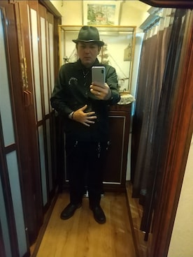 「アイテム（ナイロンジャケット）」を使った、ヒーコー.ブコーさん（メンズ・166cm）の秋コーディネート