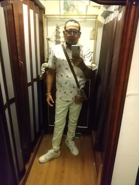 「アイテム（アクセサリー）」を使った、ヒーコー.ブコーさん（メンズ・166cm）の秋コーディネート