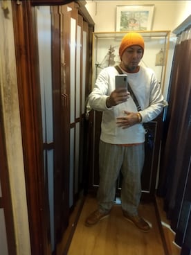 「アイテム（ブーツ）」を使った、ヒーコー.ブコーさん（メンズ・166cm）の秋コーディネート