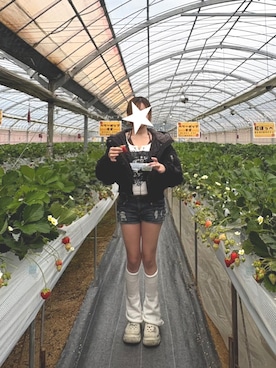 「SPINNS（スピンズ）のアイテム（トップス）」を使った、ⓓさん（レディース・167cm）の春コーディネート