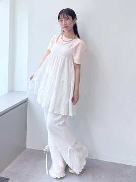 「お花見」｜ひなこさん（レディース・153cm）の春コーディネート