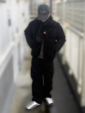 「SUBU（スブ）のアイテム」を使った、🐑ヒツジの日常🐑さん（メンズ・169cm）の冬コーディネート