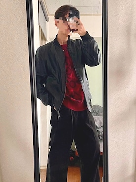 🐑ヒツジの日常🐑さん（メンズ・169cm）の秋コーディネート