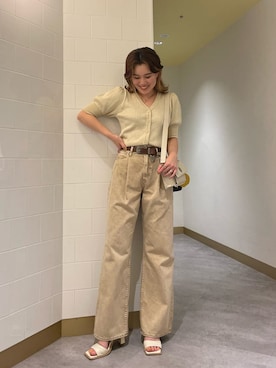 「162cm」｜「アイテム（アクセサリー）」を使った、YUUKA さん（レディース・162cm）の夏コーディネート