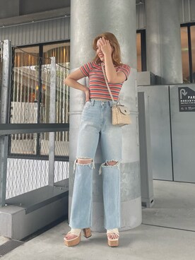 YUUKA さん（レディース・162cm）の夏コーディネート