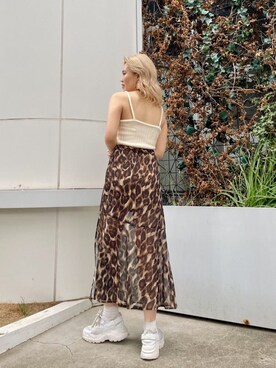 「162cm」｜「アイテム（アクセサリー）」を使った、YUUKA さん（レディース・162cm）の夏コーディネート