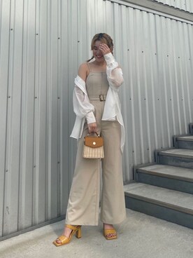 YUUKA さん（レディース・162cm）の夏コーディネート