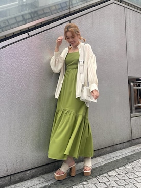 「162cm」｜「アイテム（アクセサリー）」を使った、YUUKA さん（レディース・162cm）の夏コーディネート