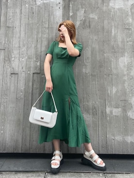 「162cm」｜「アイテム（アクセサリー）」を使った、YUUKA さん（レディース・162cm）の夏コーディネート