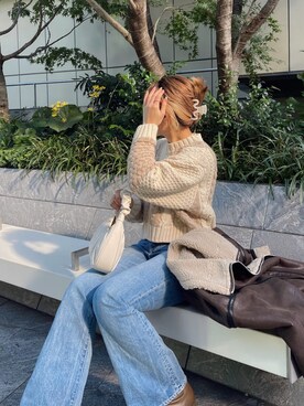 YUUKA さん（レディース・162cm）の冬コーディネート