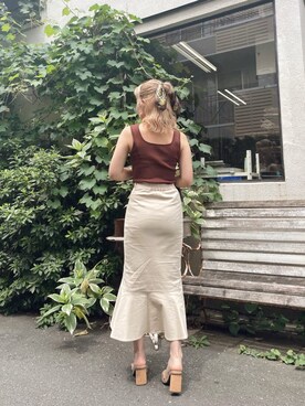 YUUKA さん（レディース・162cm）の夏コーディネート
