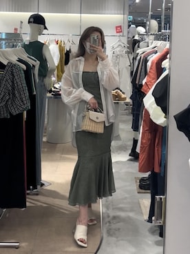 「162cm」｜「アイテム（アクセサリー）」を使った、YUUKA さん（レディース・162cm）の夏コーディネート