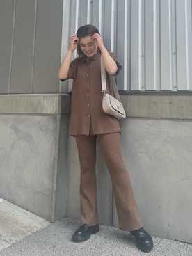 「ワークブーツ」｜YUUKA さん（レディース・162cm）の春コーディネート