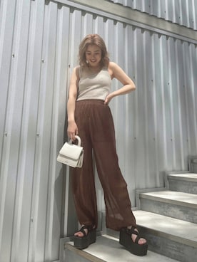 YUUKA さん（レディース・162cm）の夏コーディネート