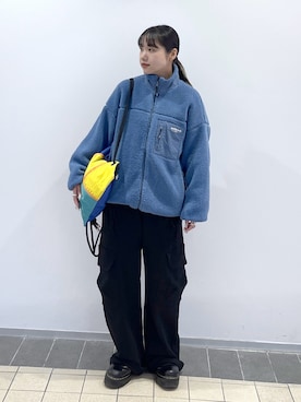 「アイテム（財布/小物）」を使った、森日菜子さん（レディース・154cm）の秋コーディネート