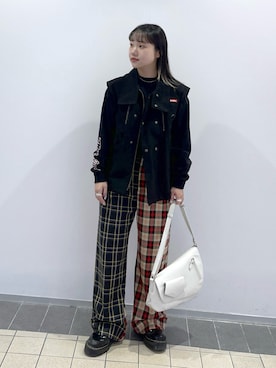 森日菜子さん（レディース・154cm）の秋コーディネート